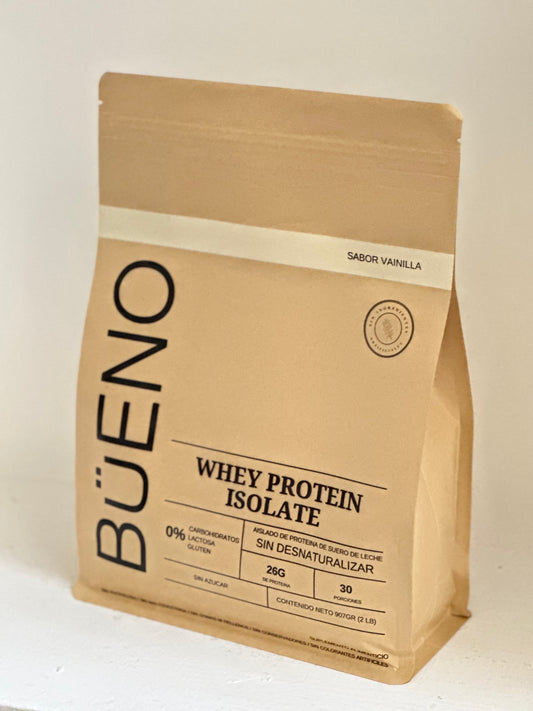 Proteína Aislada de Suero de Leche sabor Vainilla bolsa de 2lbs (907gr)  ENVIO GRATIS